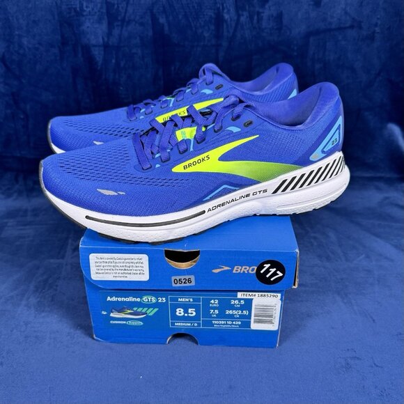 Size 8.5 - Brooks Adrenaline GTS 23 Blue Nightlife 0526 - Picture 2 of 5
